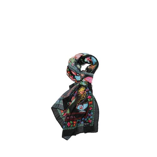 Pashmina Negra Alma de Colores Nicole Lee para Mujer