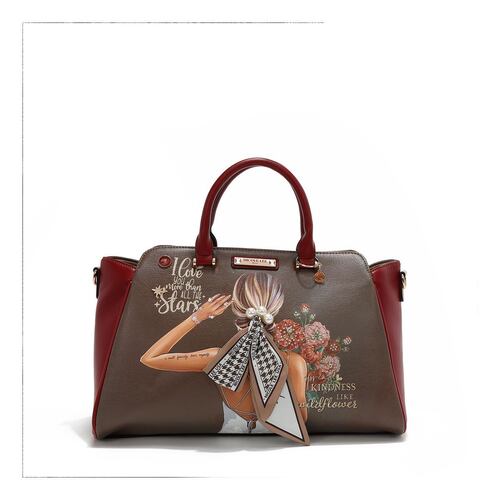 Bolso Blind Date Nicole Lee Café para Mujer