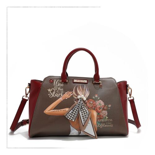 Bolso Blind Date Nicole Lee Café para Mujer