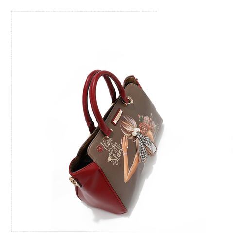 Bolso Blind Date Nicole Lee Café para Mujer