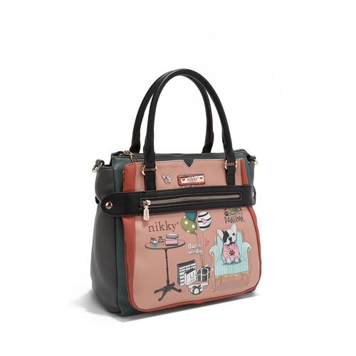 Bolso Party King Nikky Café para Mujer