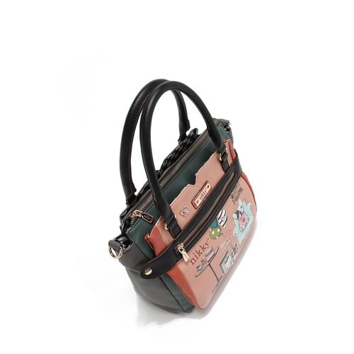 Bolso Party King Nikky Café para Mujer