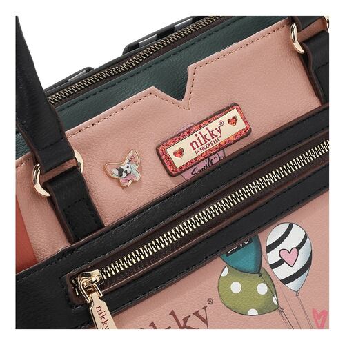 Bolso Party King Nikky Café para Mujer