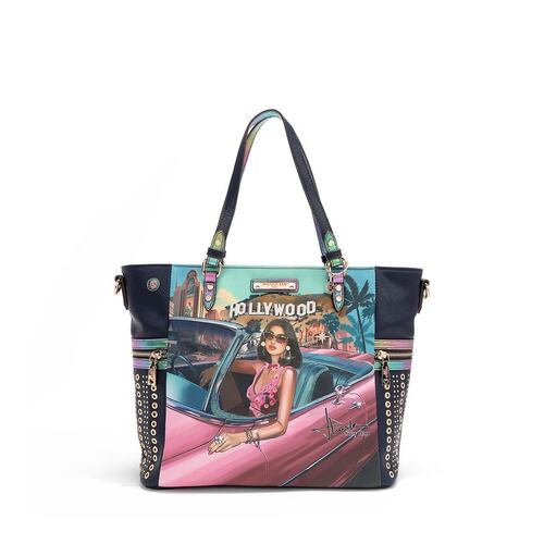 Bolso Hollywood Drive Nicole Lee Azul para Mujer