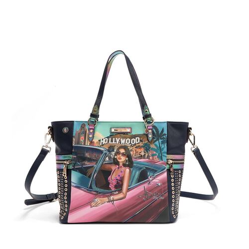 Bolso Hollywood Drive Nicole Lee Azul para Mujer