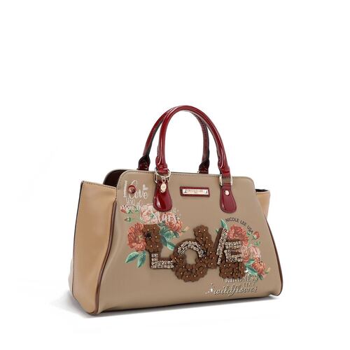 Bolso Love Nicole Lee Café para Mujer