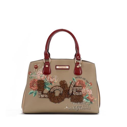 Bolso Love Nicole Lee Café para Mujer