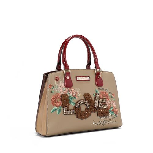 Bolso Love Nicole Lee Café para Mujer