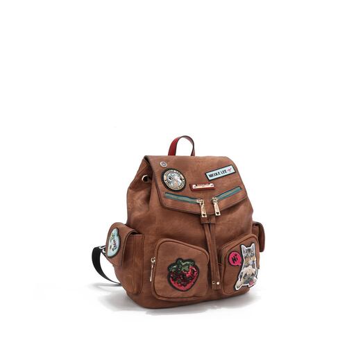 Mochila Nicole Lee Café para Mujer