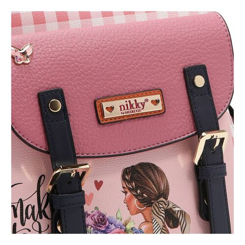 Mochila Nikky Rosa para Mujer