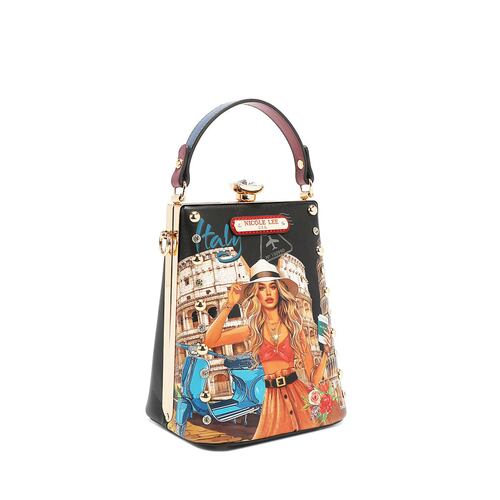 Bolsa Nicole Lee Negro para Mujer