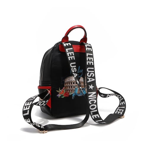 Mochila Negra Nicole Lee para Mujer