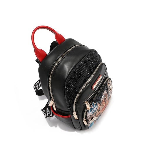 Mochila Negra Nicole Lee para Mujer