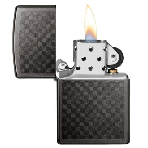 Encendedor zippo cuadros negros