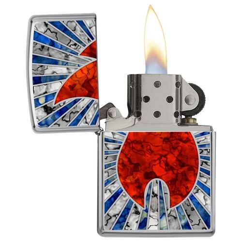 Encendedor ZIPPO Fall Price fighter llama roja