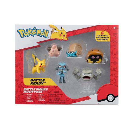 Set Figuras de Acción Pokémon ¡6 Personajes!