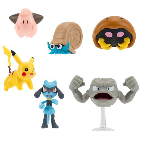 Set Figuras de Acción Pokémon ¡6 Personajes!