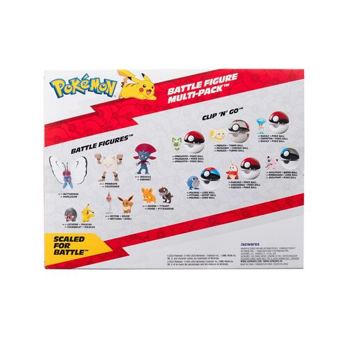 Set Figuras de Acción Pokémon ¡6 Personajes!