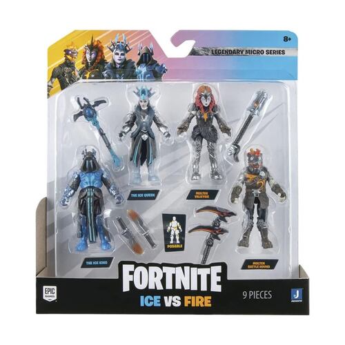 Figuras Micro Lengendary 4 pack Fortnite