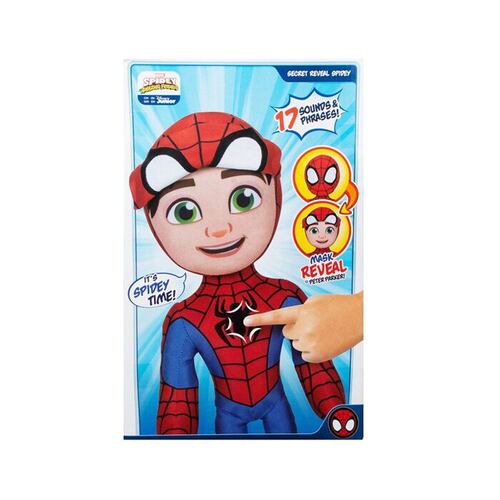 Peluche 12” con Sonidos Spidey Secret Hero Reveal