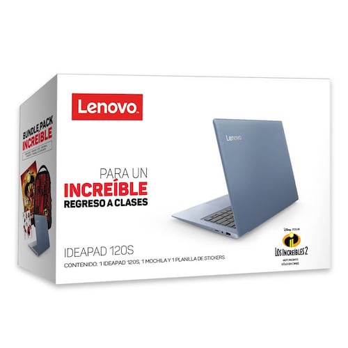 Bundle  Los Increíbles Notebook IP 120S-14IAP+ Mochila