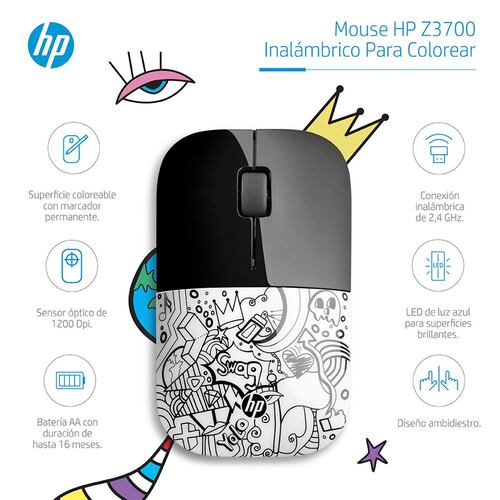 Mouse HP Z3700 Color