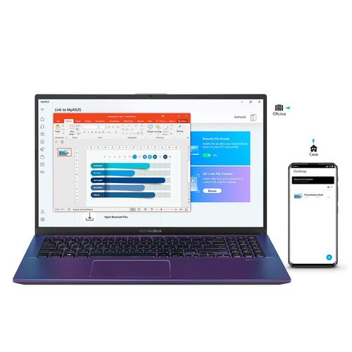 Asus Vivobook X512DA-BR1313T 15.6" 1T +256SSD Azul