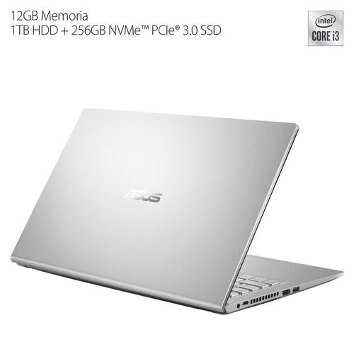 Laptop Asus X515JA 15.6" Ci3 10th 12G 1TB+256SSD Plata