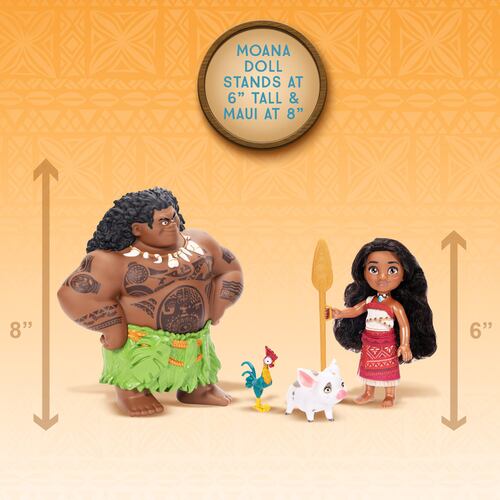 Set de jugetes DISNEY MOANA 2 con Figuras de Moana y Maui