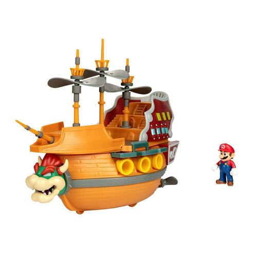SUPER MARIO DLX BOWSER'S AIRSHIP PLAYSET