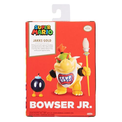 Super Mario Nintendo 4" Bowser Jr. Rainbow Paint Brush