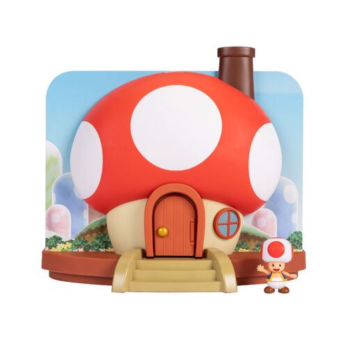 Super Mario Nintendo Dlx Toad House Playset
