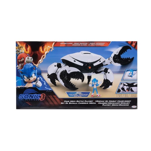 Set de Batalla SONIC THE HEDGEHOG 3 Cangrejo Mecha