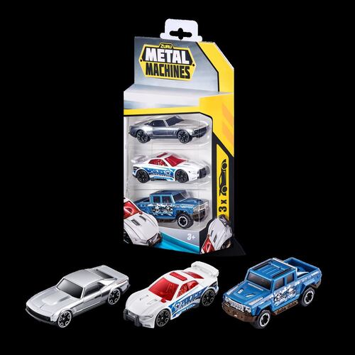 Set Metal Machines Autos a Escala Series 2 de Zuru 3 Piezas