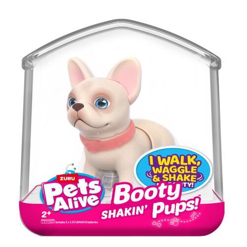 Peluche Coleccionable Pets Alive Booty Shakin Pups Series 1 de Zuru