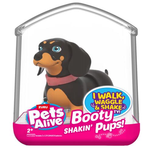 Peluche Coleccionable Pets Alive Booty Shakin Pups Series 1 de Zuru