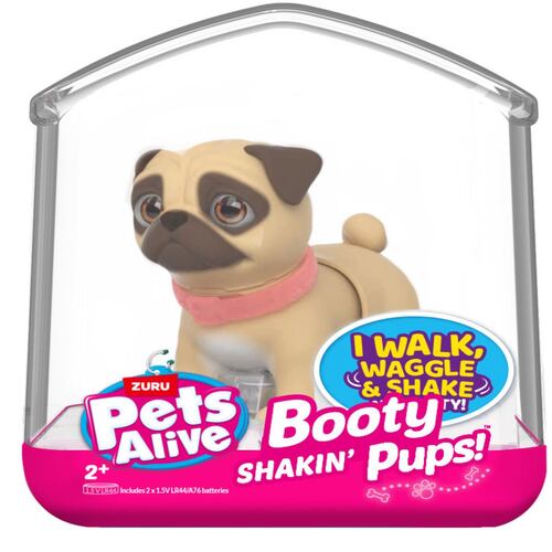 Peluche Coleccionable Pets Alive Booty Shakin Pups Series 1 de Zuru