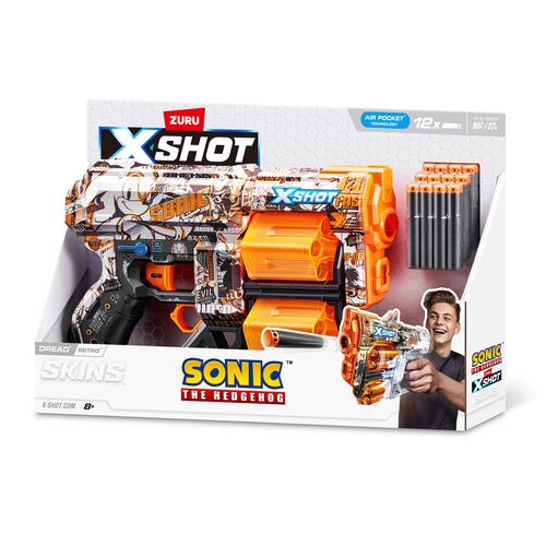 Lanzador de Dardos ZURU  X-Shot  Sonic the Hedgehog Skin
