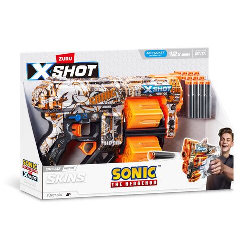 Lanzador de Dardos ZURU  X-Shot  Sonic the Hedgehog Skin