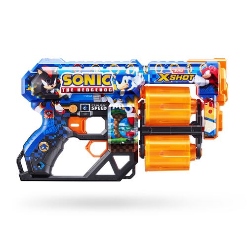 Lanzador de Dardos ZURU  X-Shot  Sonic the Hedgehog Skin
