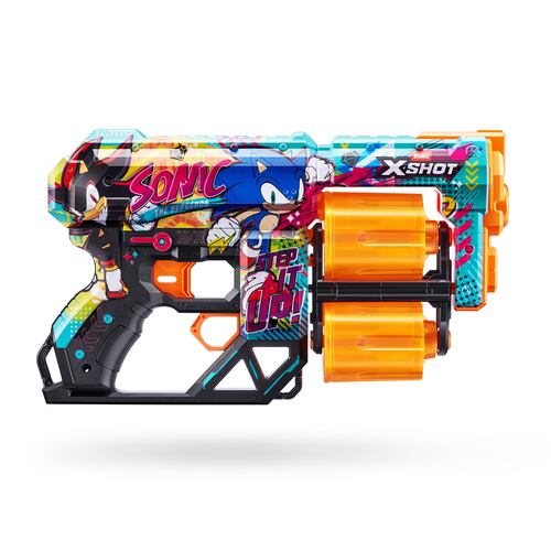 Lanzador de Dardos ZURU  X-Shot  Sonic the Hedgehog Skin
