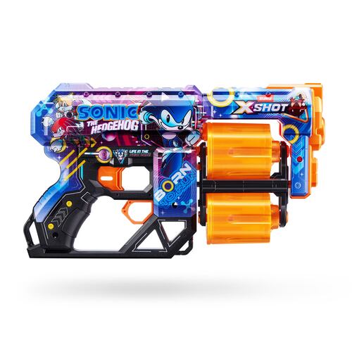 Lanzador de Dardos ZURU  X-Shot  Sonic the Hedgehog Skin