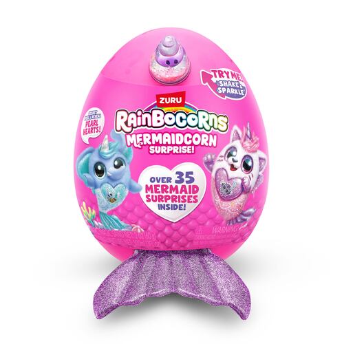 Peluche colecionable ZURU Rainbocorns Mermaidcorn Surprise