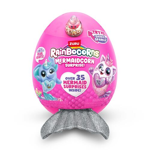 Peluche colecionable ZURU Rainbocorns Mermaidcorn Surprise