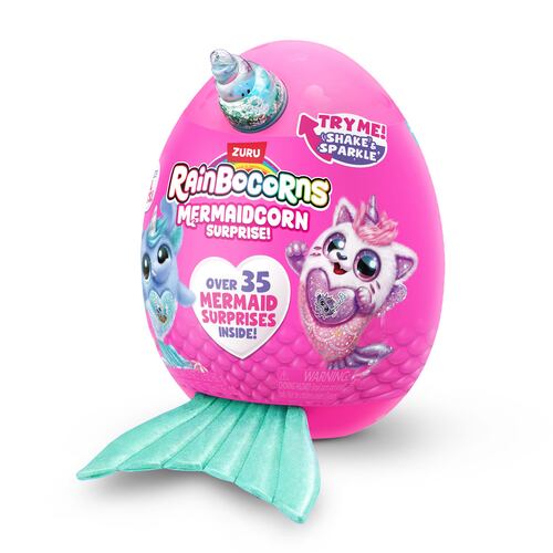Peluche colecionable ZURU Rainbocorns Mermaidcorn Surprise