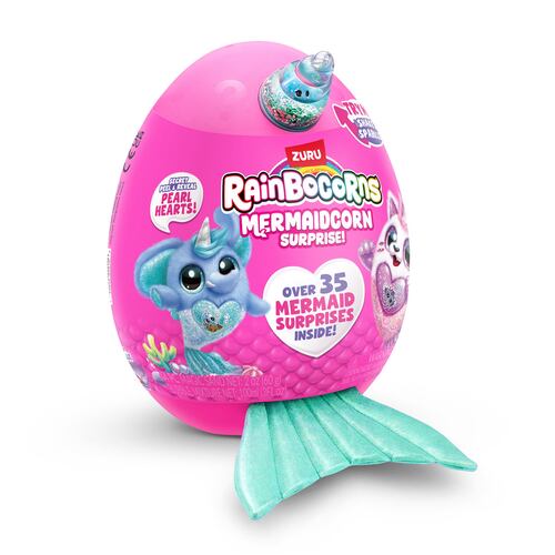 Peluche colecionable ZURU Rainbocorns Mermaidcorn Surprise