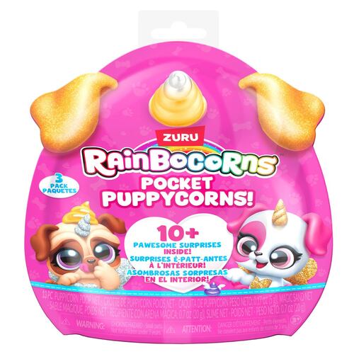 Figura Coleccionable Rainbocorns Pocket Puppycorn Series 1 de Zuru
