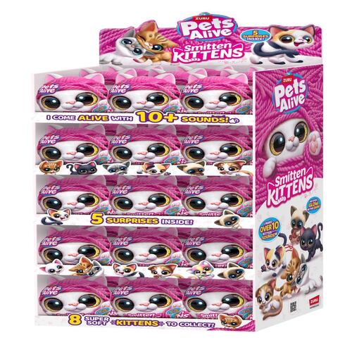 Pets Alive Smitten Kittens Plush In de Zuru