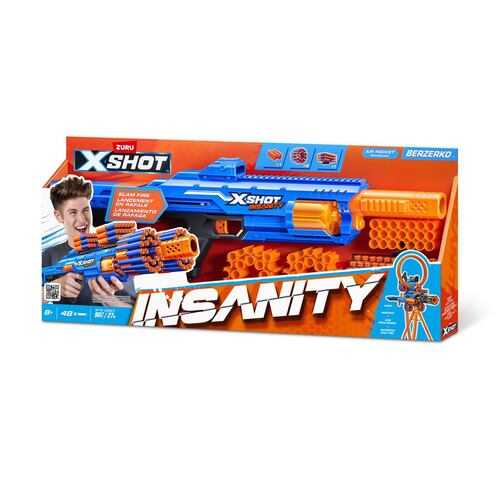 Lanzador X-shot Insanity Series 1 Berzerko 8 de Zuru