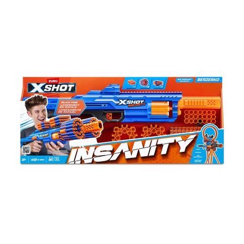Lanzador X-shot Insanity Series 1 Berzerko 8 de Zuru